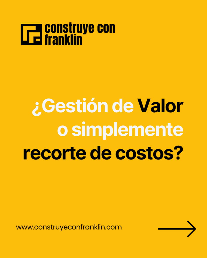 Gestión de Valor Construcción